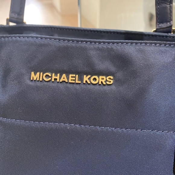 Michael Kors Navy Tote - Picture 4 of 9